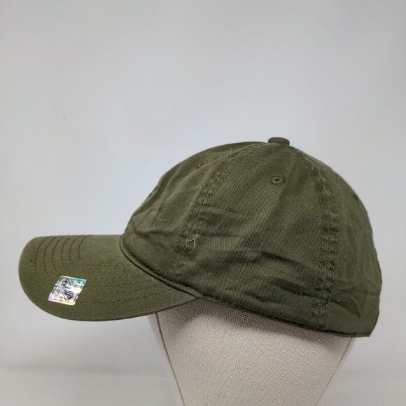 ChoKoLids Slideback Hat Green One Size Adjustable 6 Panel Blank W/Tags - Picture 3 of 8
